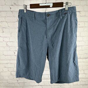 Hurley Phantom Blue Mid Rise Bathing Suit Swim Trunks Shorts Men’s 32 (32 x 10)